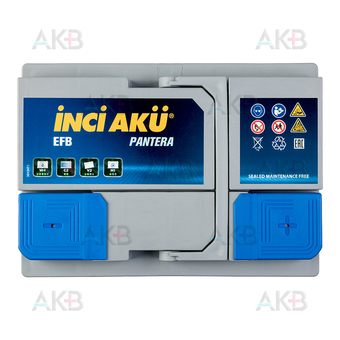 Автомобильный аккумулятор INCI AKU START-STOP EFB PANTERA 60 Ач 560A обр. пол. (242x175x190). Фото 1