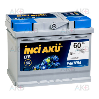 INCI AKU START-STOP EFB PANTERA 60 Ач 560A обр. пол. (242x175x190)