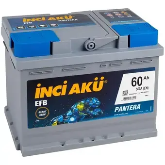 INCI AKU START-STOP EFB PANTERA 60 Ач 560A обр. пол. (242x175x190)