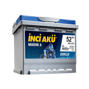 INCI AKU MAXIMA GORILLA 52 Ач 500A обр. пол. (207x175x175)