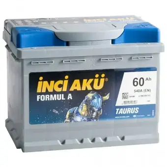 INCI AKU FORMUL A TAURUS 60 Ач 540A обр. пол. (242x175x190) L2 060 054 013