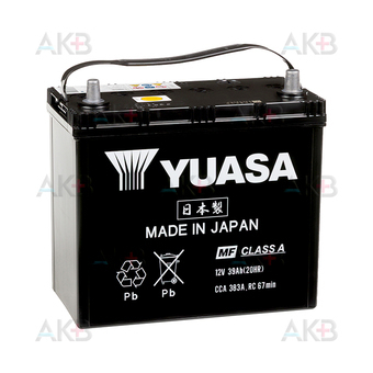 YUASA Y5 50B24R 39Ah 383A прям. пол. (238x128x227) Made in Japan
