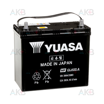 YUASA Y5 50B24L 39Ah 383A обр. пол. (238x128x227) Made in Japan