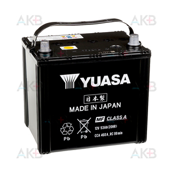 YUASA Y5 55D23L 53Ah 460A обр. пол. (232x173x225) Made in Japan