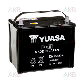YUASA Y5 80D26L 62Ah 541A обр. пол. (260x173x225) Made in Japan