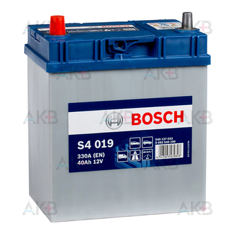 Bosch S4 019 40L 330A 187x127x227